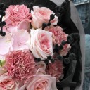 Букет Жаклин - с добавлением зелени - миниатюра 