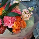 Букет  Ягодный Пунш - с добавлением зелени - миниатюра 