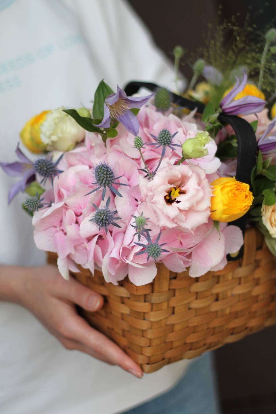 Корзина Фокстрот - подарочное оформление