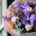 Букет Киплинг - с добавлением зелени - миниатюра 