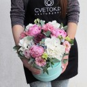 Коробка Нежность взгляда - с добавлением зелени - миниатюра 