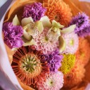 Букет Цветочный Колорит - подарочное оформление - миниатюра