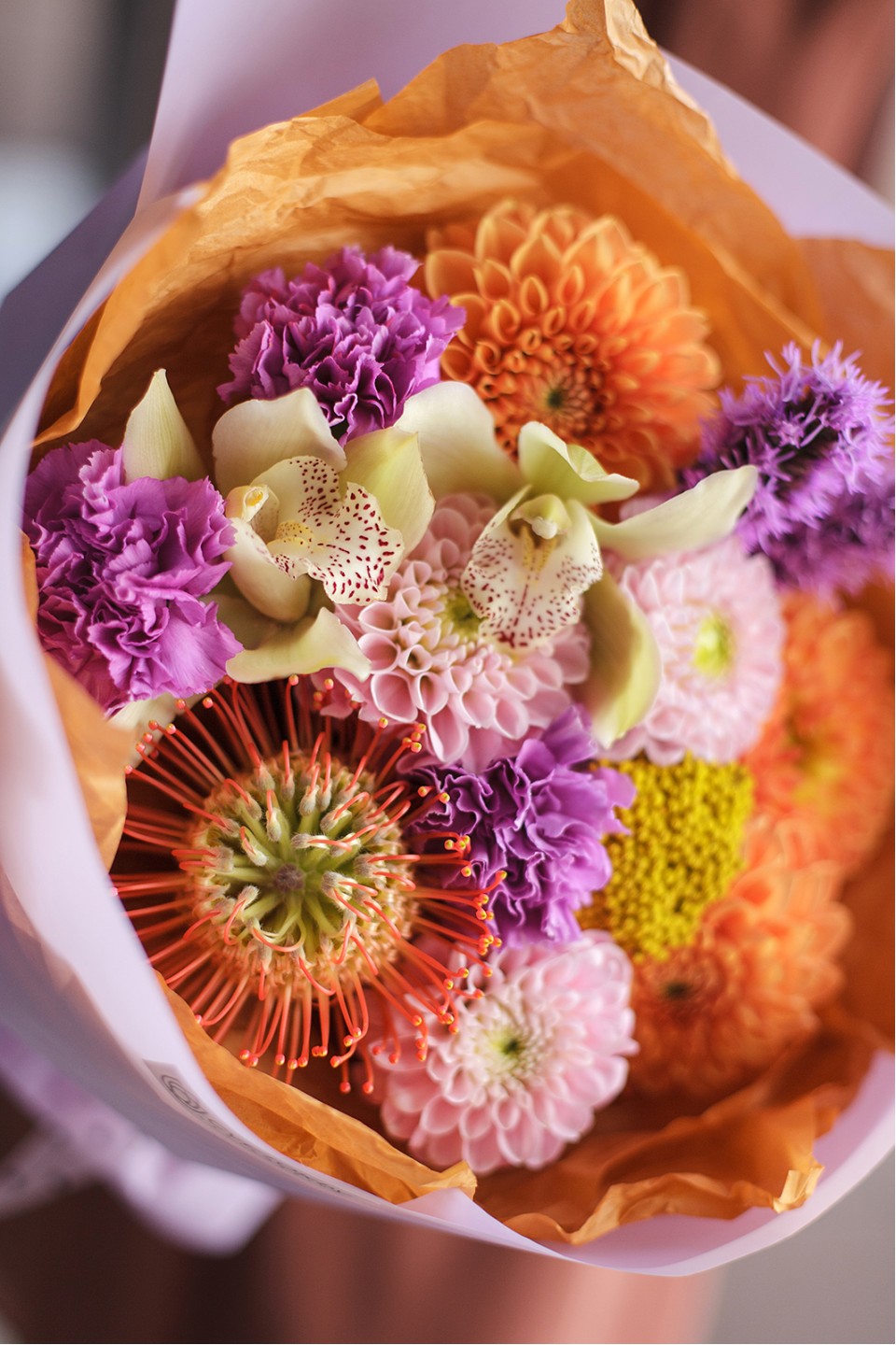 Букет Цветочный Колорит - подарочное оформление