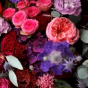 Букет Рина - с добавлением зелени - миниатюра 