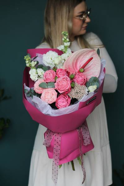 Букет "Малиновый звон"