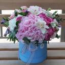 Коробочка Розовое настроение - с добавлением зелени - миниатюра 