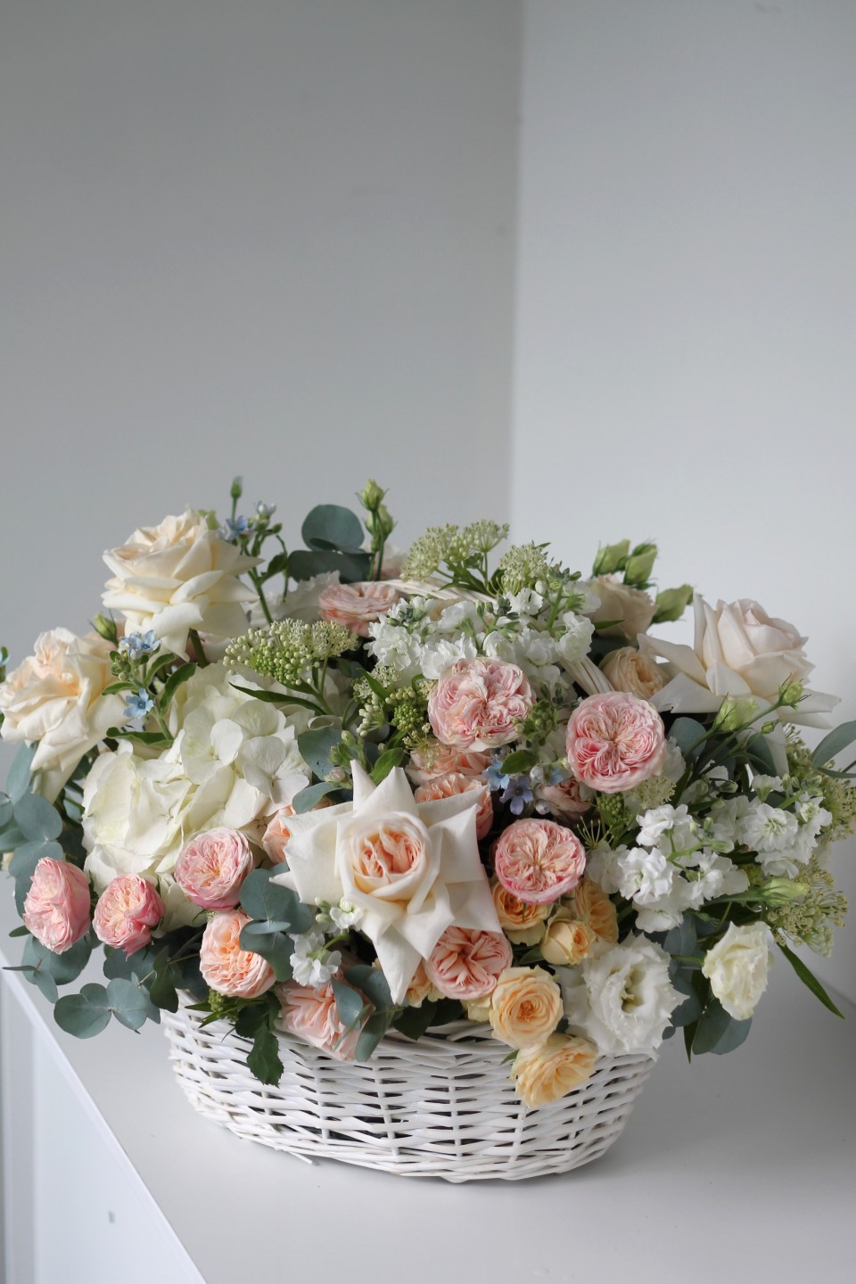 Корзина Milk - с добавлением зелени