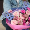 Букет Пейзаж Моне - подарочное оформление - миниатюра
