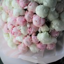 Букет Облако Любви - с добавлением зелени - миниатюра 