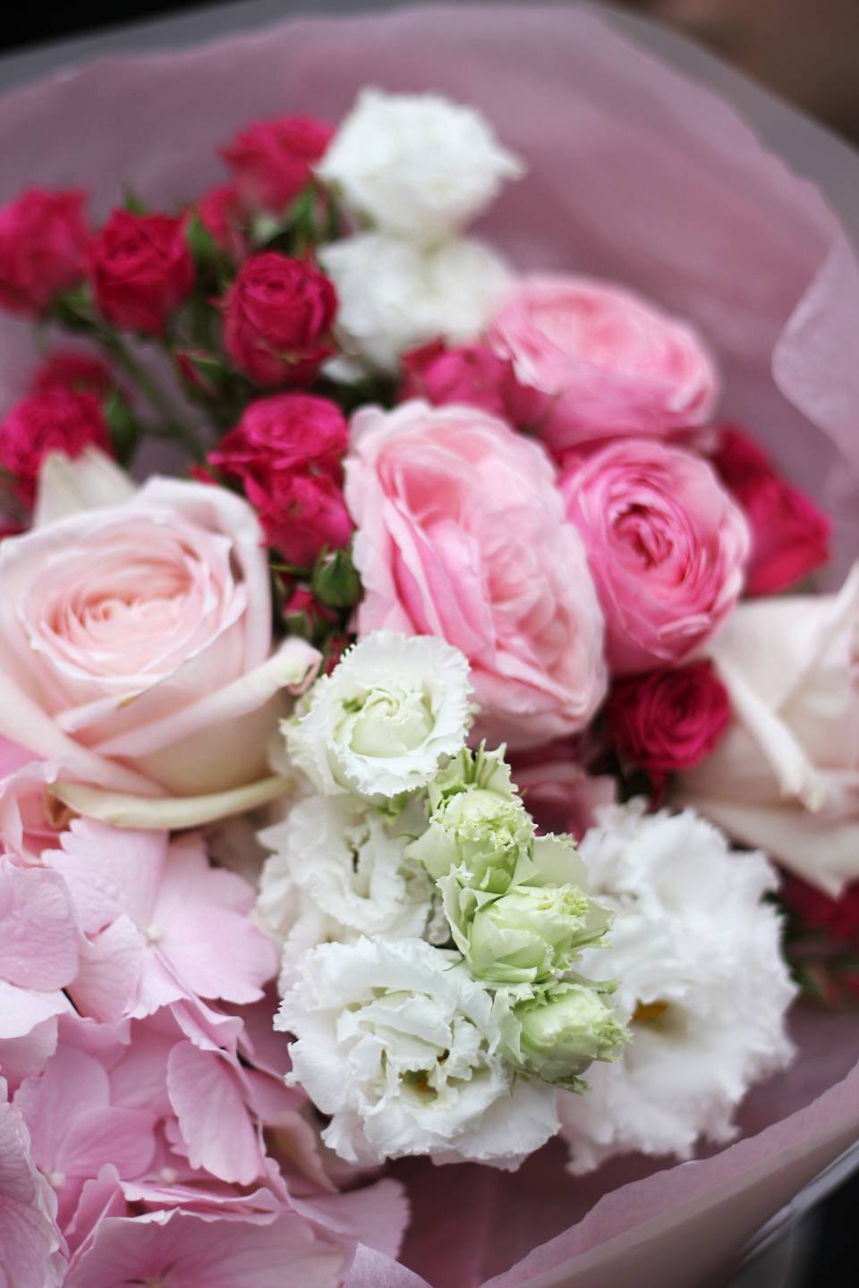 Букет Лорейн - с добавлением зелени