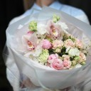 Букет Рафайна - с добавлением зелени - миниатюра 