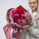 Букет Бургунди - миниатюра