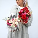 Композиция  Фрагмент Любви - с добавлением зелени - миниатюра 