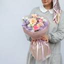 Букет Каролла - с добавлением зелени - миниатюра 