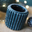 Кашпо керамическое Canea - с добавлением зелени - миниатюра 