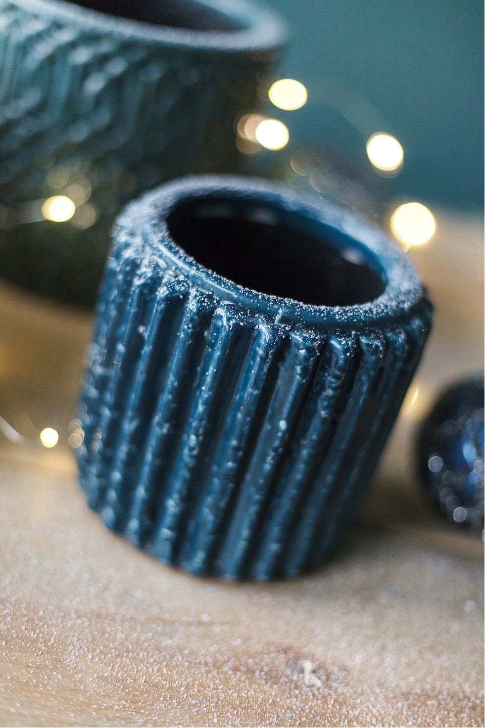 Кашпо керамическое Canea - с добавлением зелени