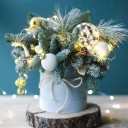 Композиция новогодняя Сияние - для женщины/молодой пары - миниатюра