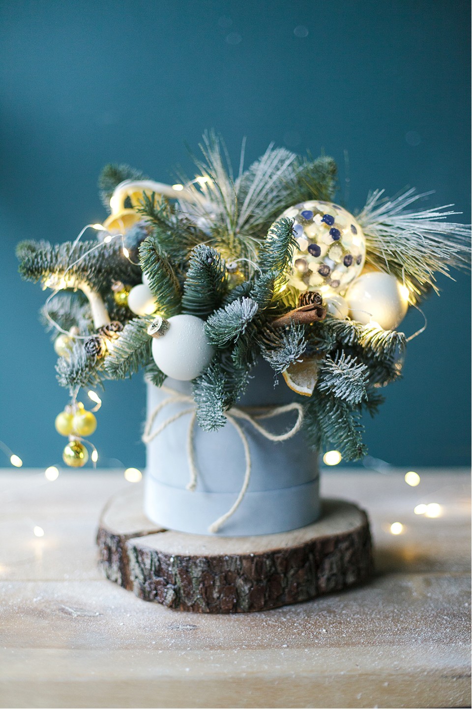 Композиция новогодняя Сияние - для женщины/молодой пары