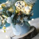 Композиция новогодняя Сияние - с доставкой по Минску - миниатюра