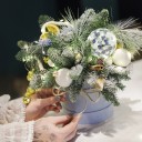 Композиция новогодняя Сияние - быстрая доставка в Минске - миниатюра