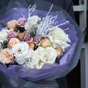 Букет Снежный вечер  - с доставкой по Минску - миниатюра