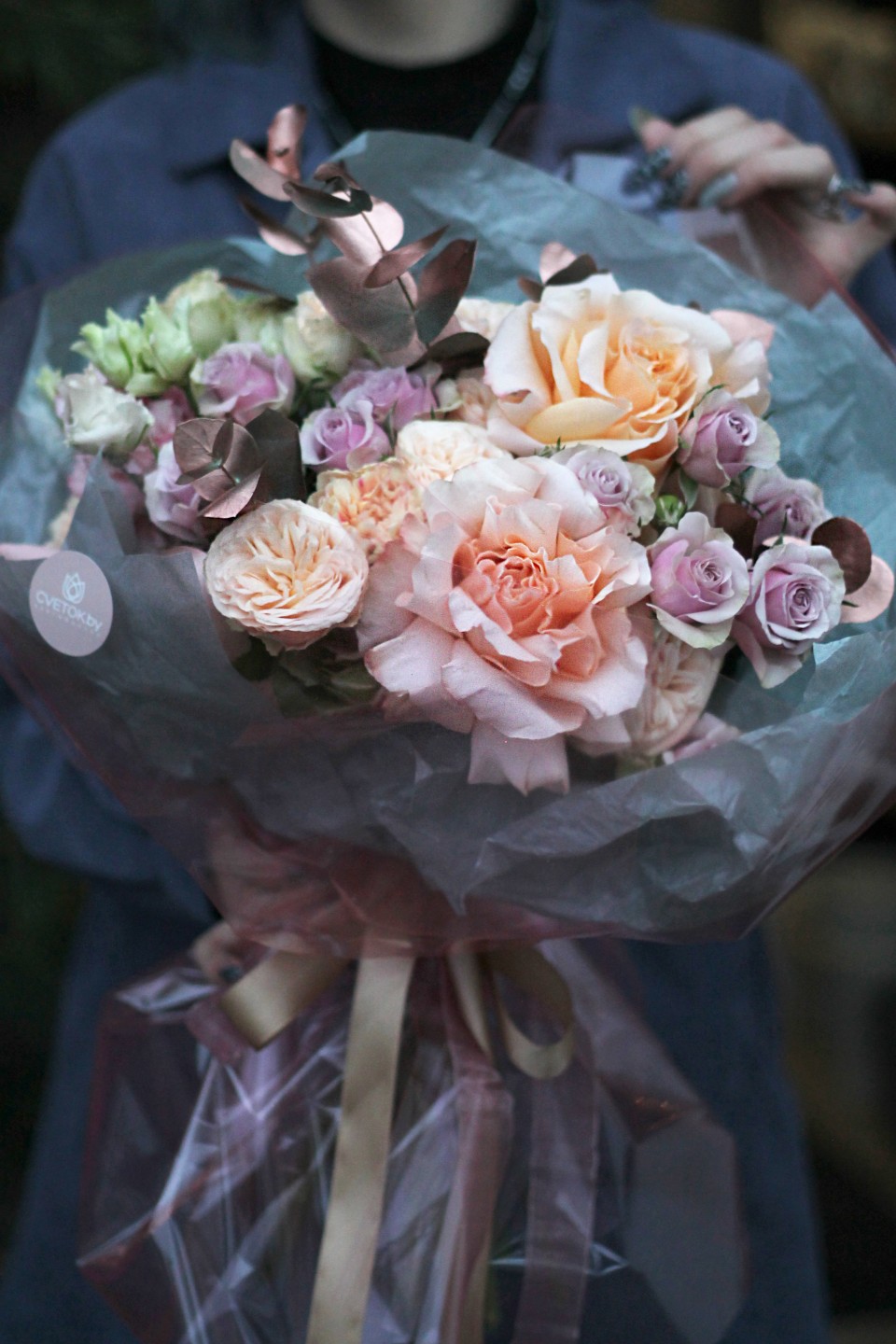 Букет Абрикосовый лед - для женщины/молодой пары