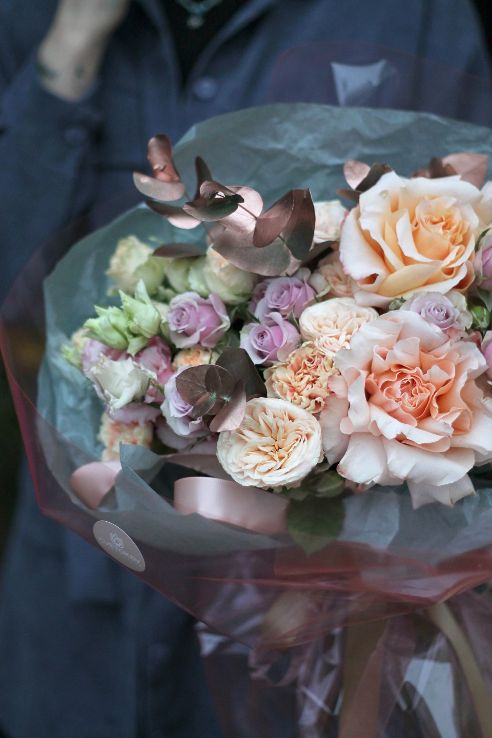 Букет Абрикосовый лед - с доставкой по Минску