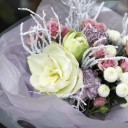 Букет Элой - с добавлением зелени - миниатюра 
