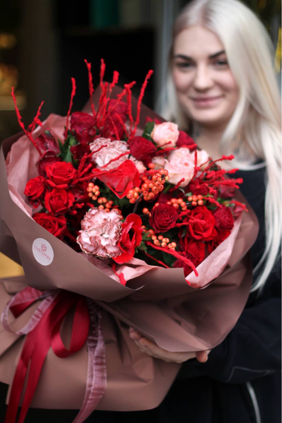 Букет Риана - подарочное оформление