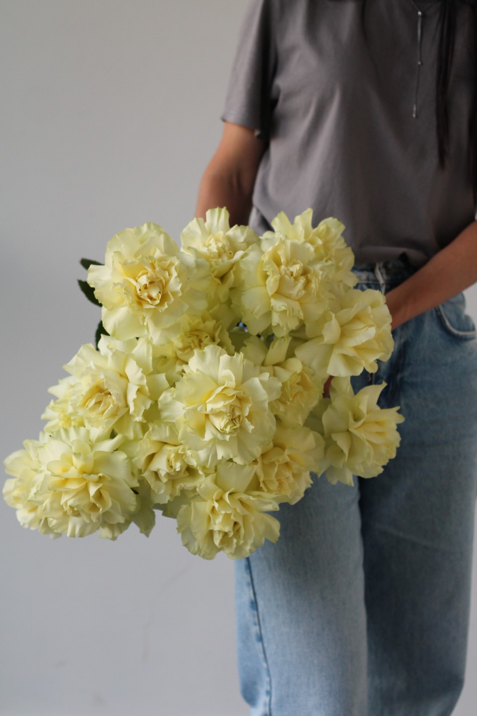 Французская лимонная роза - с добавлением зелени