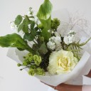 Букет Парадайс - с добавлением зелени - миниатюра 