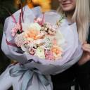 Букет Лаура - с добавлением зелени - миниатюра 