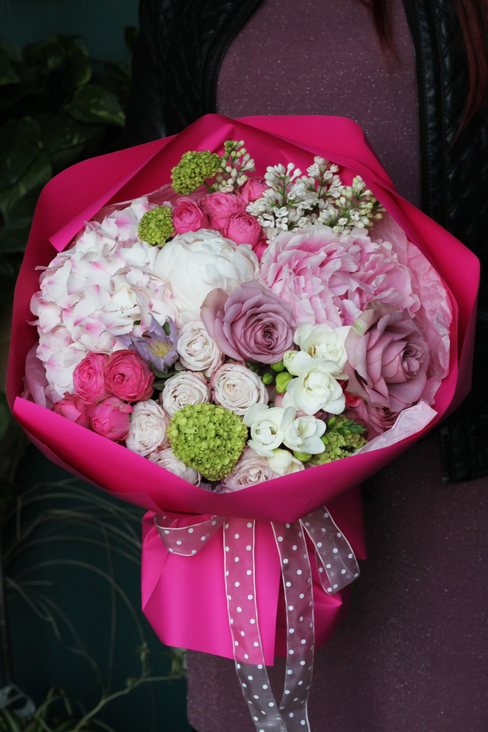 Букет Малиновый рай