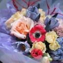 Букет Джероми - с добавлением зелени - миниатюра 