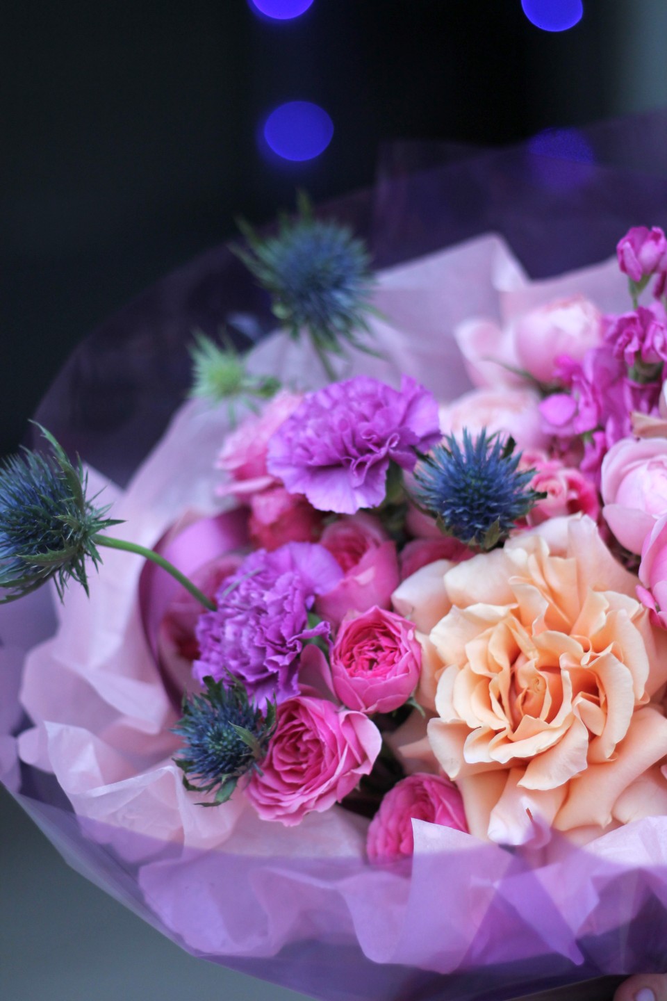 Букет Майли - с добавлением зелени