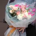 Букет Мирали - с добавлением зелени - миниатюра 