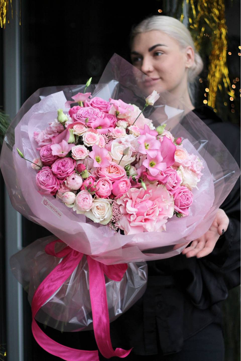 Букет Малиновый Джем - с доставкой по Минску