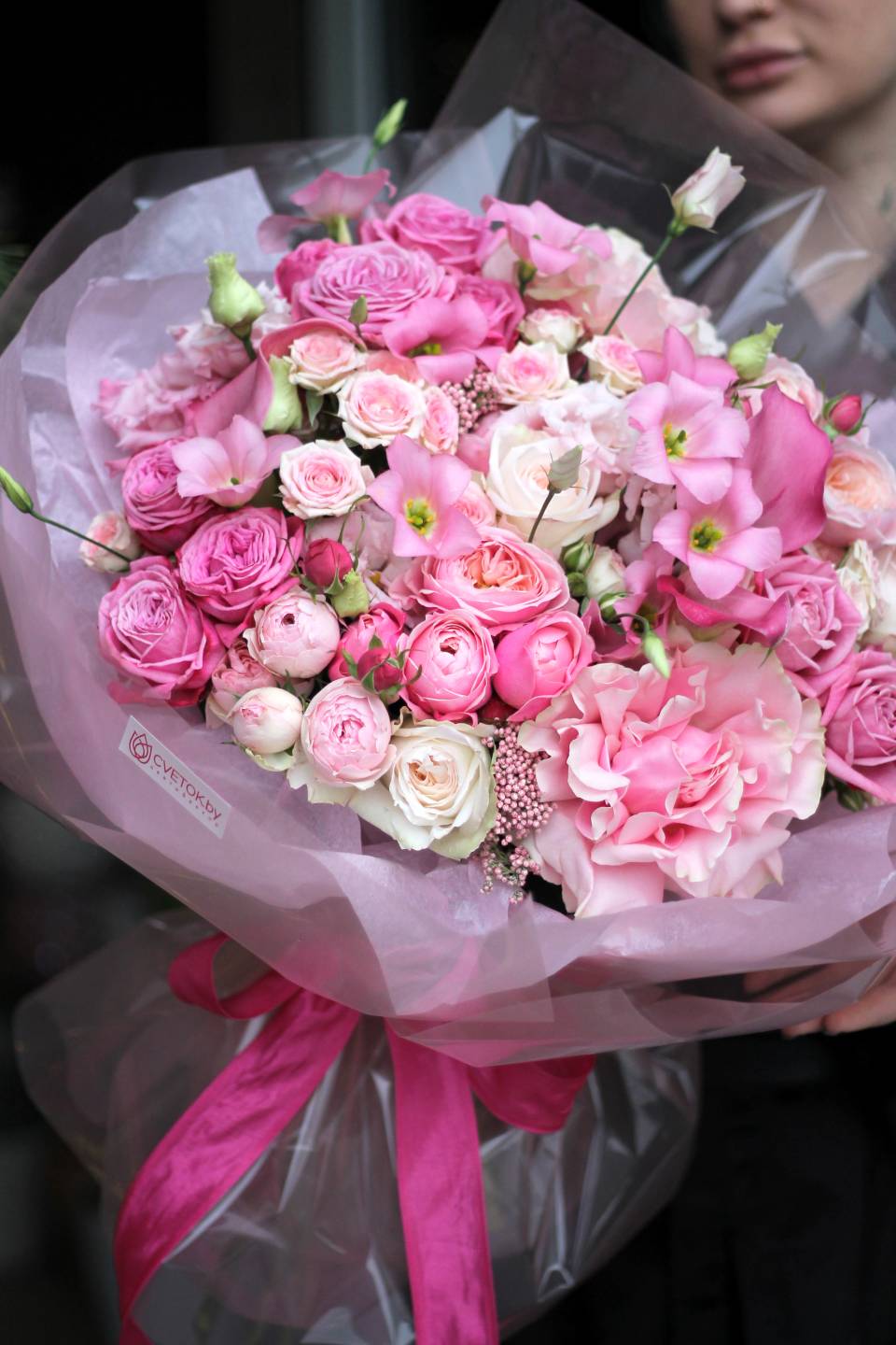 Букет Малиновый Джем - быстрая доставка в Минске