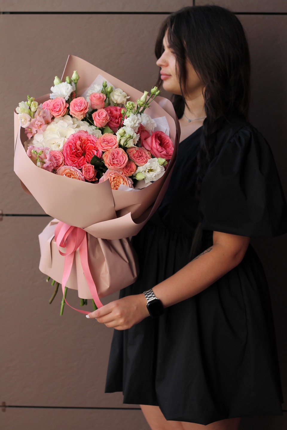 Букет Марго - с добавлением зелени