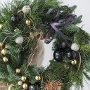 Венок новогодний Черный Лес - с доставкой по Минску - миниатюра