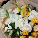 Букет Сафрон - с добавлением зелени - миниатюра 