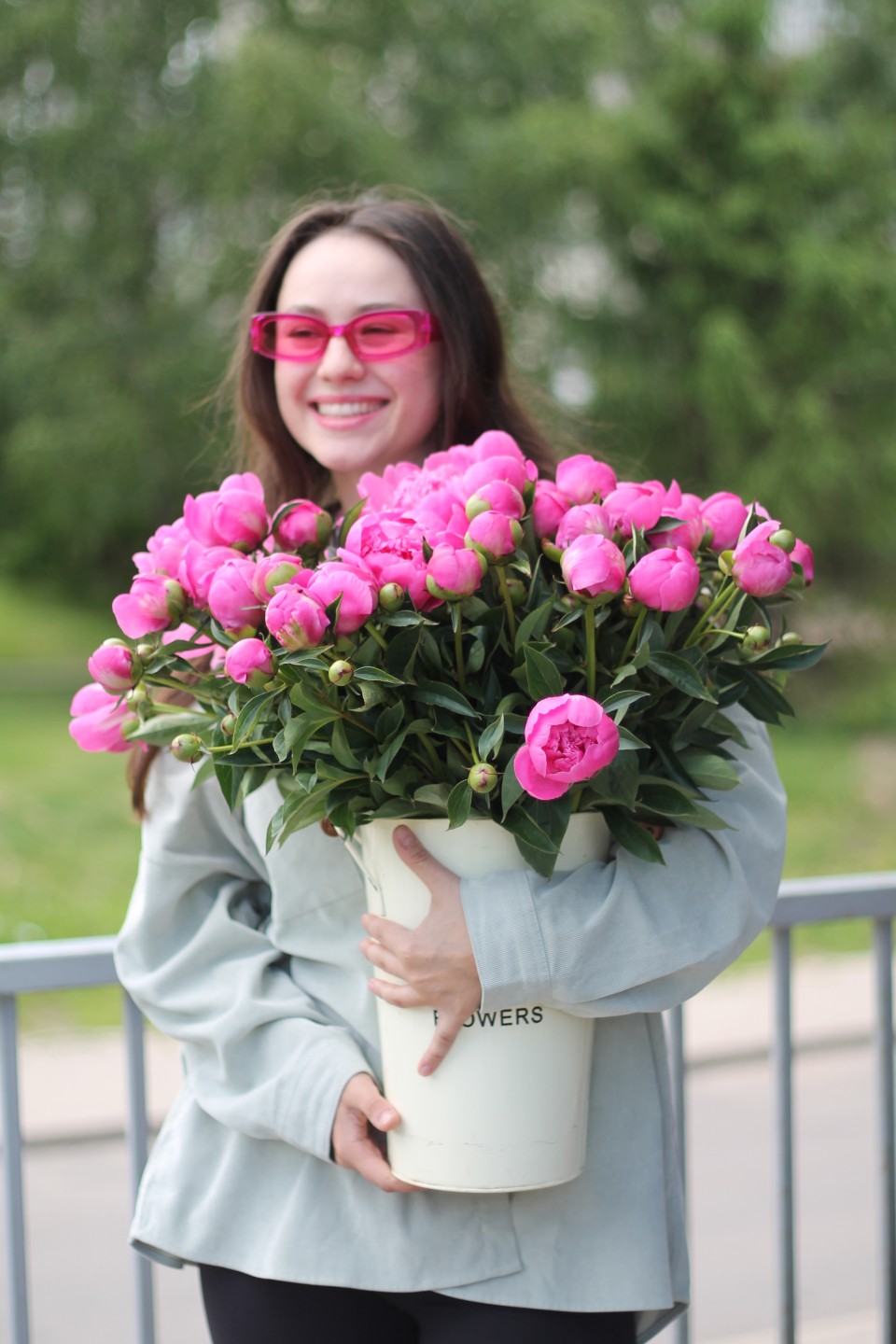 Пион розовый садовый - с доставкой по Минску