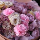 Букет Фьорд - с добавлением зелени - миниатюра 