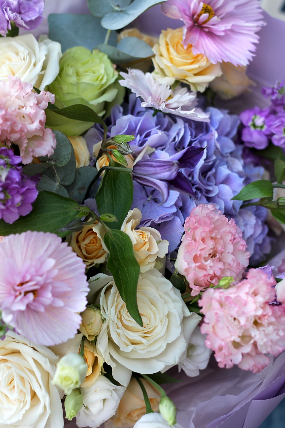 Букет Калибри - с добавлением зелени