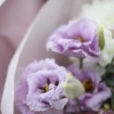 Букет Lavender emotions - с добавлением зелени - миниатюра 