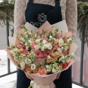 Букет Нежное утро - подарочное оформление - миниатюра