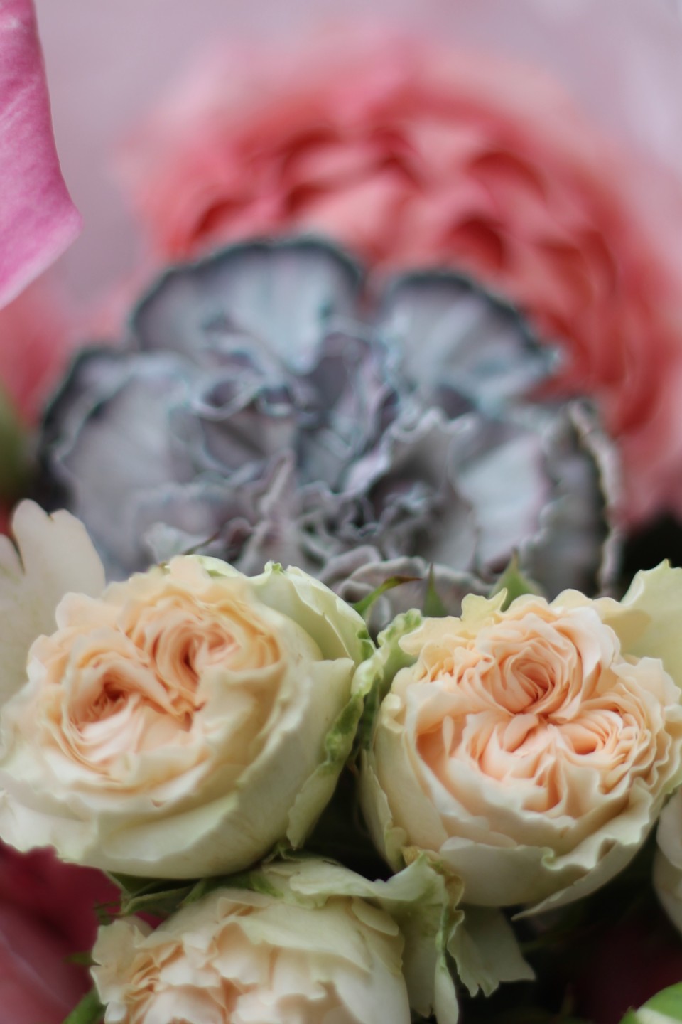 Букет Peach notes - подарочное оформление