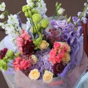 Букет Криспа - с добавлением зелени - миниатюра 