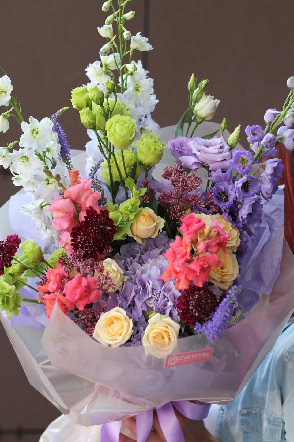 Букет Криспа - с добавлением зелени