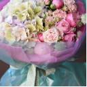 Букет Сальвиния - с добавлением зелени - миниатюра 